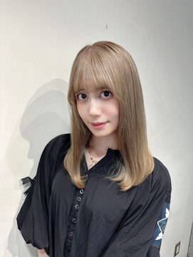 サロンドミルク 原宿(salon de MiLK) 【salon de MiLK 原宿】ケアブリーチミルクティアッシュ