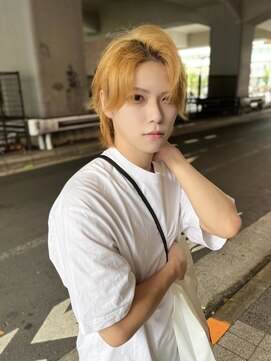 ミッシェル アフロート(michelle afloat) ◆センターパートのbeforeウルフ◆