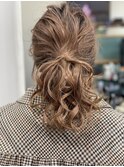 ヘアセット/ポニーテール/アレンジ/ヘアアレンジ/ハイトーン
