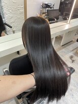 ブレンド 渋谷(BLend)&nbsp;ハイライトカラーマチルダボブインナーグレージュ前髪