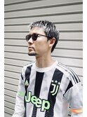大人男子のブリーチカラー