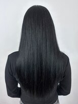 アイティーバイアルバム 北千住店(IT by ALBUM)&nbsp;アッシュブラックレイヤーカットレイヤーロング_ba506521