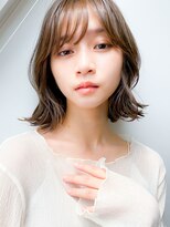 ユキオ(Yukio) 愛されボブパーマ☆20代30代ショートカットミルクティーベージュ