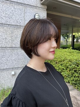 サロンドミルク 新百合ヶ丘店(salon de MiLK) 丸みショート、、