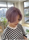 【racic】ハンサムショートモーブピンク