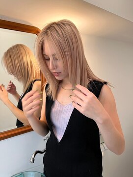 ソル バロール 表参道(SOL .valor) ネビージュ[表参道駅/青山/ケアブリーチ/ダブルカラー]