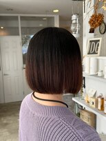 ミューズジャルダン(MUSE jardin)&nbsp;前下がりボブ×中性ストレート