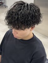 ネクスト 渋谷(NEXT)&nbsp;波巻きパーマ/刈り上げマッシュ