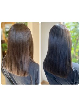 想いを汲み取る丁寧なカウンセリングで悩みに合わせた施術をご案内♪地毛風の自然なストレートへ＊