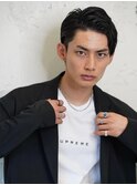ビジネス◎ツーブロック爽やかショート◎刈り上げセンターパート