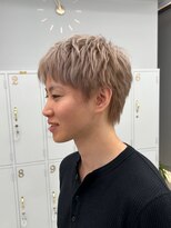 ネイロ 北千住(NeiRo) メンズマッシュ刈り上げ波巻きツイストスパイラルパーマ北千住