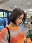 乾かすだけでまとまるボブ≪西新店≫ストレート/暗髪/ミニボブ