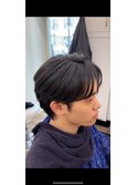 ニュアンスパーマ　センターパート