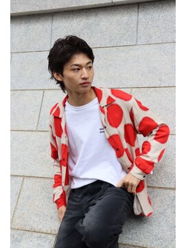 インク(ink”) ハンサムマレットヘア×ラルフカールショートセンターパート