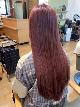 秋冬カシスピンクカラー