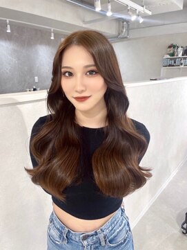 【miyon】韓国レイヤーカット＋艶髪カラー＋髪質改善