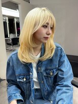 リノ(RLINO)&nbsp;【名古屋/栄】レイヤーカット/ブリーチ/ブロンド