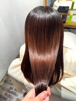 ニノット 武蔵小杉(○nino.) クラゲヘアー/小顔に見せるヘア/ココアベージュ/縮毛矯正