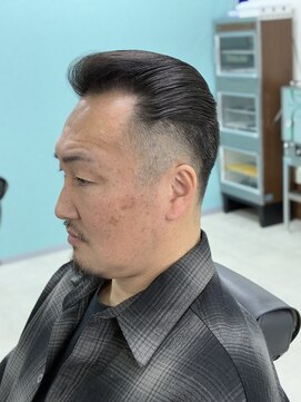 メンズカットツーブロックリーゼント