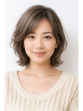 ゲイン(Gain) ショートカット・レイヤーカット×白髪ぼかし