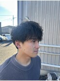 緩めシャドウパーマ