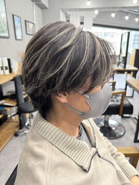 ウェイビー 桜木町店(WAVY) 【WAVY】メンズホワイトハイライト