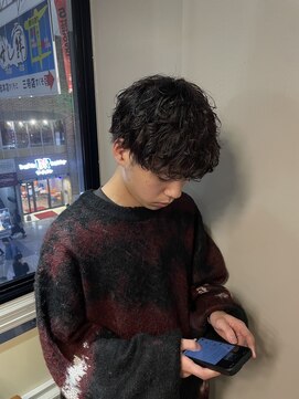 パーミル ヘア クマモト(permille ‰ hair Kumamoto) シャドウパーマ×マッシュ