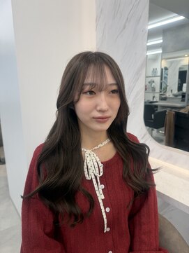 ラピス 新宿(Lapis) アッシュブラウン/シールエクステ/韓国巻き