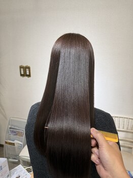 リンクス(Linx)の写真/真っすぐすぎない【自然なストレート】で周りと差をつけましょう◎思わず触りたくなるなめらかな手触りに♪