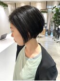 大人ショート/ショートボブ/白髪ぼかしハイライト/銀座/武蔵小杉