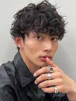 ロンドオム 池袋(Lond Homme) men's/メンズ/フェザーパーマ/黒染め/韓国