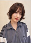 「小顔見せくびれパーマボブ♪朝ラク再現スタイル」