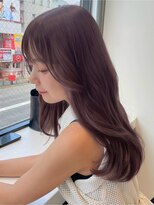 エヌアイ オモテサンドウ(ni omotesando)&nbsp;大人かわいい◇透明感ラベンダーグレージュ顔周りレイヤーカット