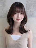 ニューヨークニューヨーク なんば道頓堀店(NYNY)&nbsp;レイヤーカット×チョコレートブラウン
