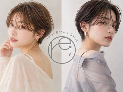 ソエヘア バイ アールイー 阿倍野区昭和町店(soe hair by re;)の写真