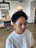 メンズカット+メンズパーマ¥15500(メンズカット/メンズパーマ/栄)