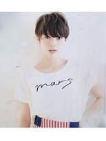 ベル 表参道店(Belle)&nbsp;小顔耳出しショート×グレージュ〔Belle表参道〕