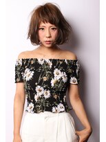 ヘアアンドライフシー(HAIR&LIFE C) 【HAIR&LIFE C】 オン眉斜めバング☆フェミニンボブ 2