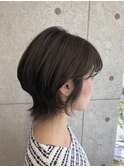 ソフトウルフなレイヤーボブスタイル♪
