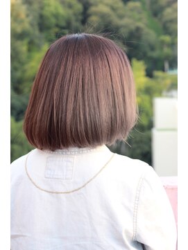 ビアージュ(Viage) 【極細ハイライトたっぷり】切りっぱなしワンレンボブ