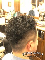 ヒロギンザバーバーショップ 新宿店(HIRO GINZA BARBER SHOP)&nbsp;震災刈りパーマ