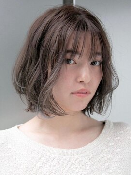 アース 沖縄泡瀬店(HAIR&MAKE EARTH) ブリーチなし透明感カラー【スレートブルー】