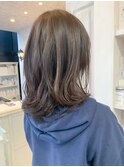福山市美容室Caary人気 似合わせレイヤーミディアムカット