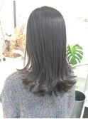 黒髪ナチュラルストレート 韓国ヘアー 20代30代40代 髪質改善