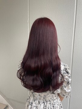 ガリカ シーム(Gallica/SEAM) 【桑原雪音】透明感艶髪大人ピンクブラウン/暖色カラー<原宿>