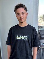 エアー 青山(AIR)&nbsp;ツイスパハイライトメンズフェードスタイル