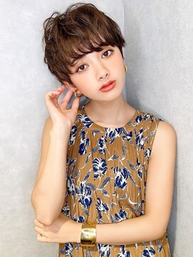 アルケー ヘアアンドヘッドスパ 錦糸町南口店(arche Hair&head spa) インナーグレージュ/マチルダボブ/前髪/ピンクベージュ/錦糸町