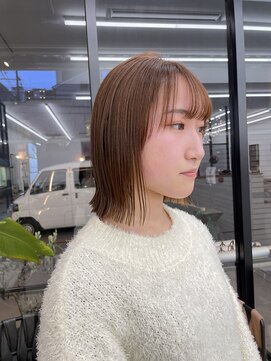 サンド 大阪梅田(sand) @eri_bob_ フルバング/イメチェン/似合わせカット[大阪梅田駅]