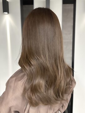 ハオ(hao) 【hao渋谷】akane ブラウンカラーくびレイヤー10代20代30代