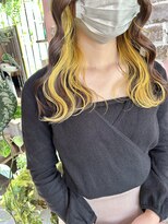 ヤード 藤沢(YARD)&nbsp;イエロー×インナーカラー【藤沢駅/藤沢】